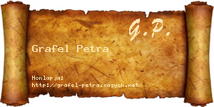 Grafel Petra névjegykártya